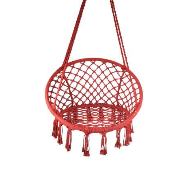 Κρεμαστή Κούνια-Αιώρα Μακραμέ 80x60 Έως 100kg Διάφορα Χρώματα