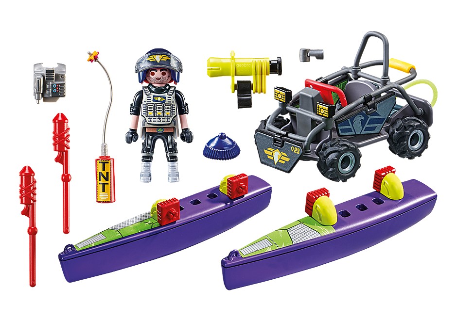 Playmobil City Action Αμφίβιο Όχημα Ειδικών Δυνάμεων (71147)