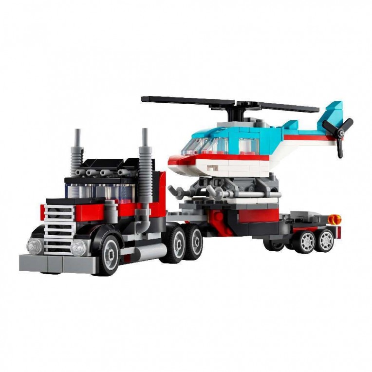 Lego Creator Flatbed Truck with Helicopter (31146)