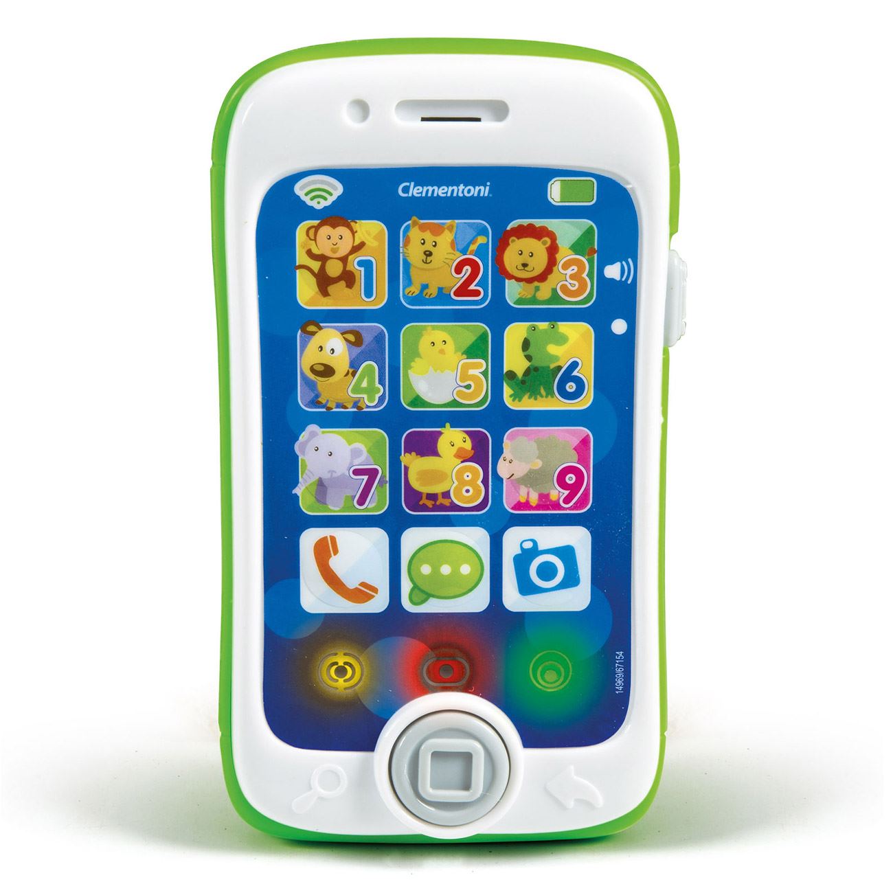 Clementoni Βρεφικό Παιχνίδι Το Πρώτο Μου Smartphone Touch And Play (1000-63208)