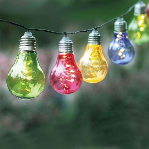 12 Λάμπες Led Διακοσμητικές Πολύχρωμες Με Πρόγραμμα