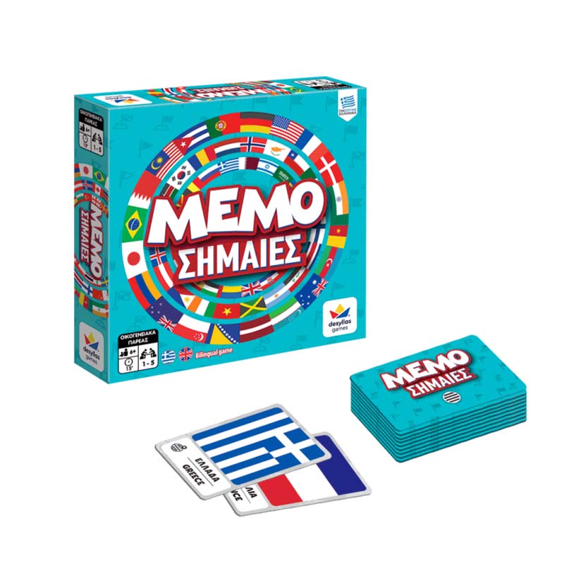 Desyllas Επιτραπέζιο Memo Σημαίες (100796)