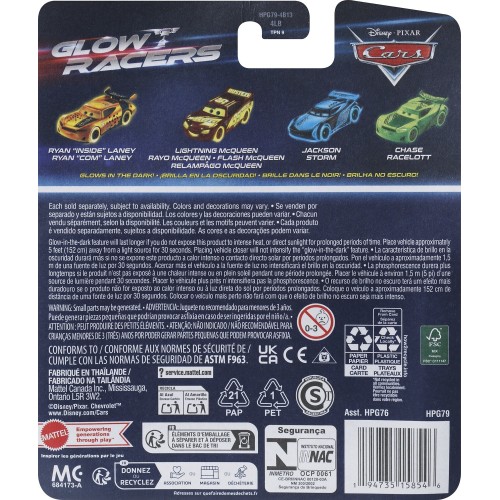 Mattel Cars Αυτοκινητάκι Night Racing P Glow in the Dark Ramone (HPG76/HPG79)