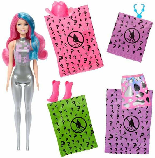 Mattel Barbie Κούκλα Color Reveal Disco Star (JCP01/JCP02)