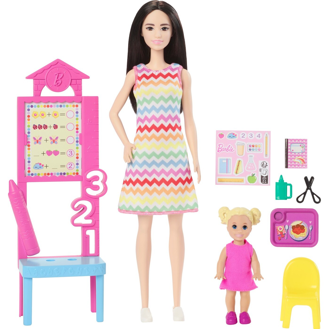 Mattel Barbie Δασκάλα Μελαχρινή (JCR71/JCR77)