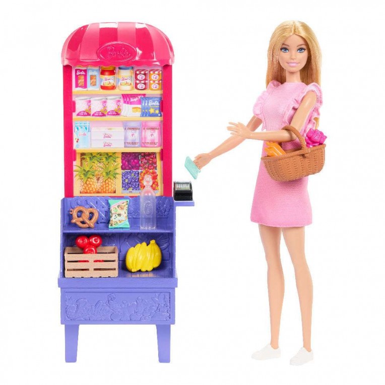 Barbie & Teresa Recipe for Friendship Κούκλα με Αξεσουάρ Malibu Βόλτα στην Αγορά (JCT05)