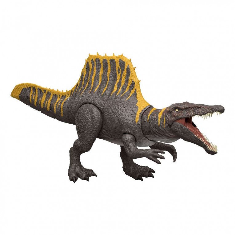 Jurassic World Rebirth Tail Thrasher Σπινόσαυρος Φιγούρα Δεινόσαυρος με Διπλή Λειτουργία Επίθεσης και Ήχους (JGB56)