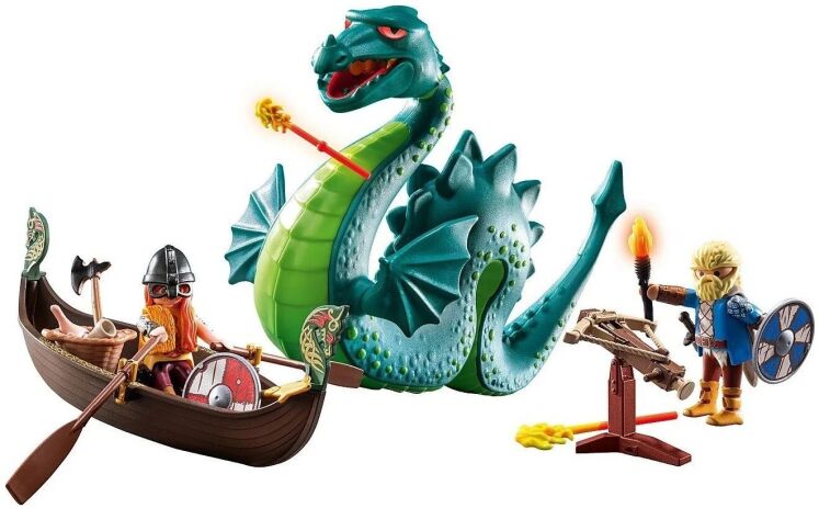 Playmobil History Πολεμιστές Βίκινγκς Και Θαλάσσιο Τέρας (71830)