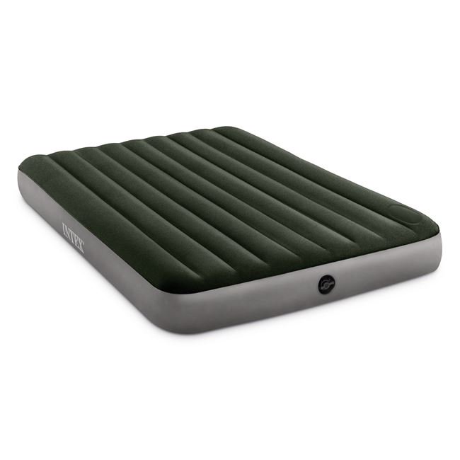 Intex Φουσκωτό Στρώμα Ύπνου Διπλό Τρόμπα 1.52x0.25x2.03 m (64763)