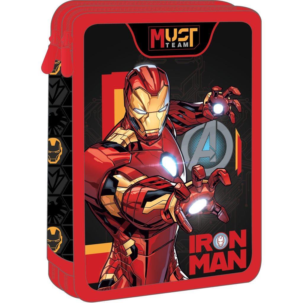 Κασετίνα Διπλή Γεμάτη Avengers Iron Man Must Team (000506308)