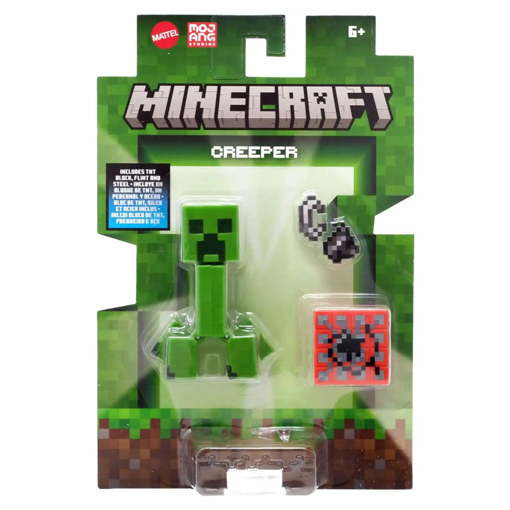Mattel Minecraft Φιγούρα 8εκ. – Creeper (GTP08/JCN29)