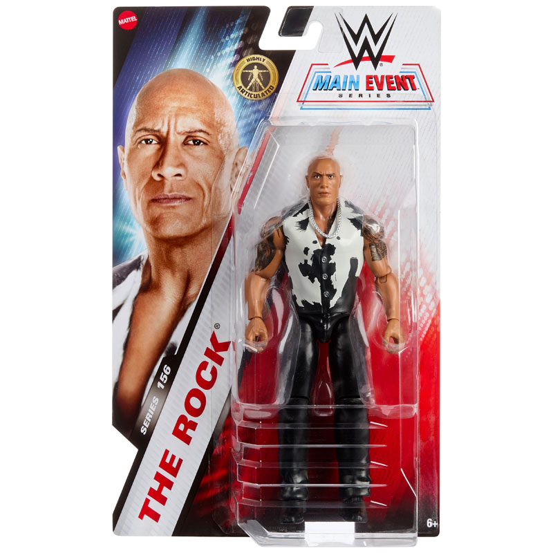 Mattel WWE Deluxe Φιγούρες 18cm - The Rock (GDF62/JGD30)