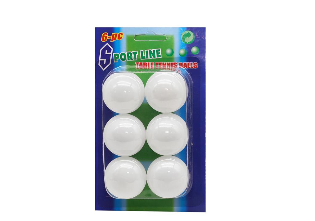 Μπάλες Ping Pong 6τμχ 2 Χρώματα