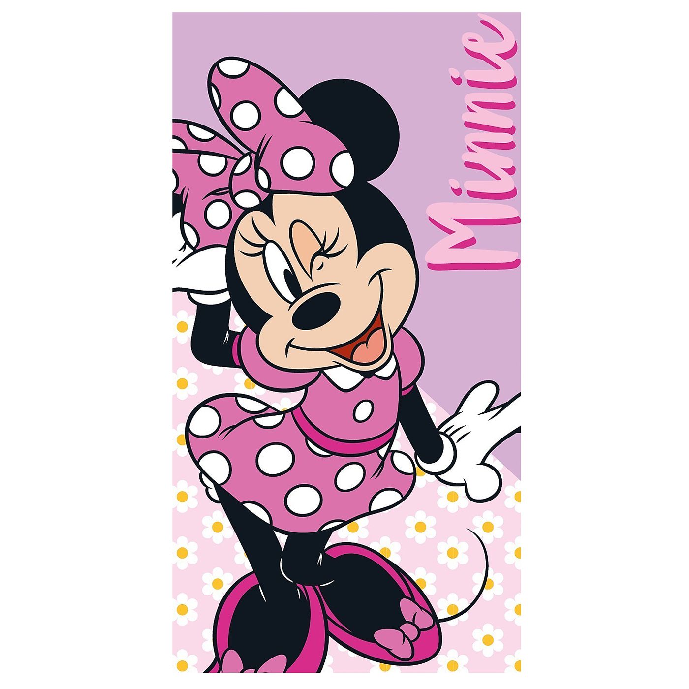 Πετσέτα Θαλάσσης Microfiber Minnie Ροζ 140x70cm