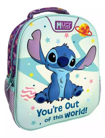 Τσάντα Πλάτης Νηπίου Lilo & Stitch You\'re Out Of This World (000564814)